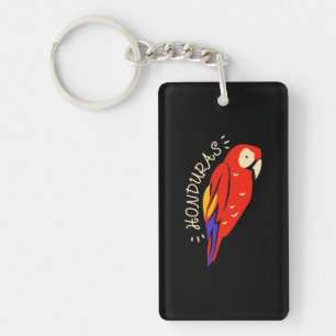 Honduras Parrot Keychain