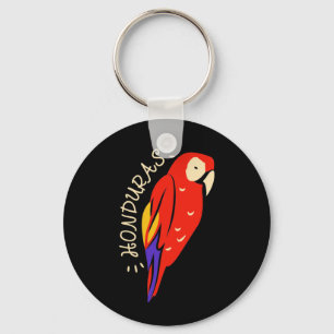 Honduras Parrot Keychain