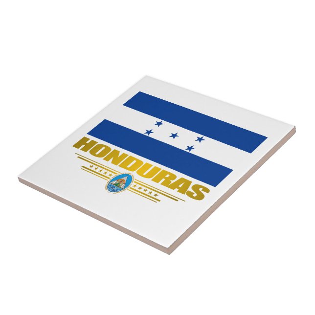 "Honduras Pride" Ceramic Tle Tile (Side)