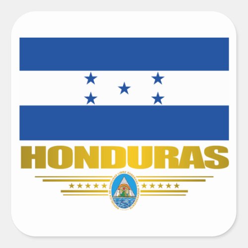 Honduras Pride Square Sticker