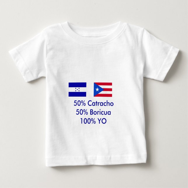 Honduras Puerto Rico - Customized Baby T-Shirt (Front)