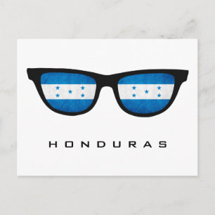 Honduras Shades custom text & color postcard