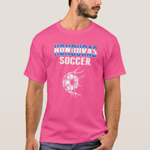 Honduras Soccer Ball In Net  Honduran Football Sup T-Shirt