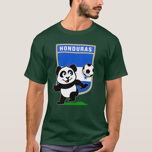 Honduras Soccer Panda T-Shirt (Front)