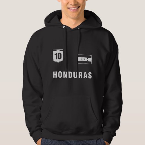Honduras Soccer Team Jersey Blue Honduras Apparel  Hoodie