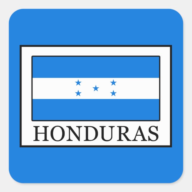 Honduras Square Sticker (Front)
