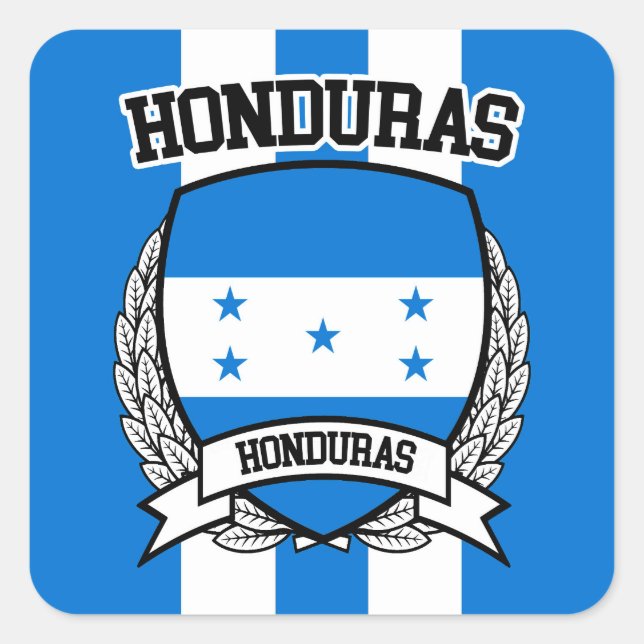 Honduras Square Sticker (Front)