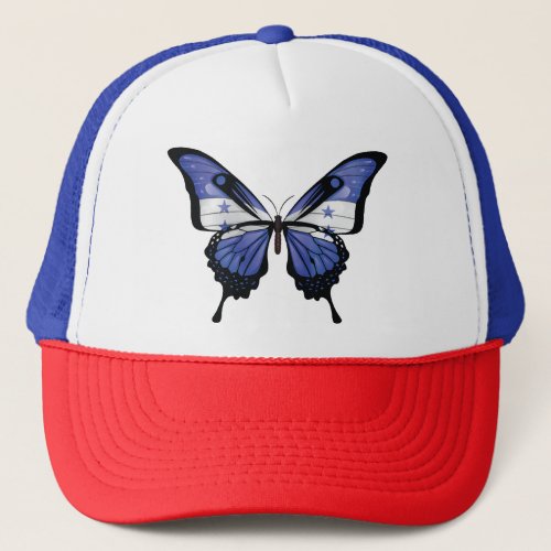 Honduras Swallowtail Butterfly Flag Sticker Trucker Hat