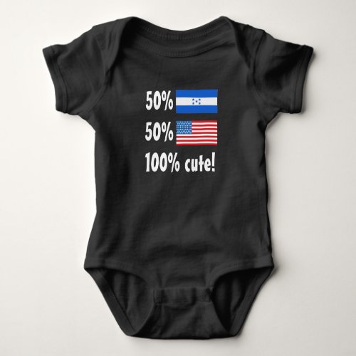Honduras United States 100 Cute Baby Baby Bodysuit