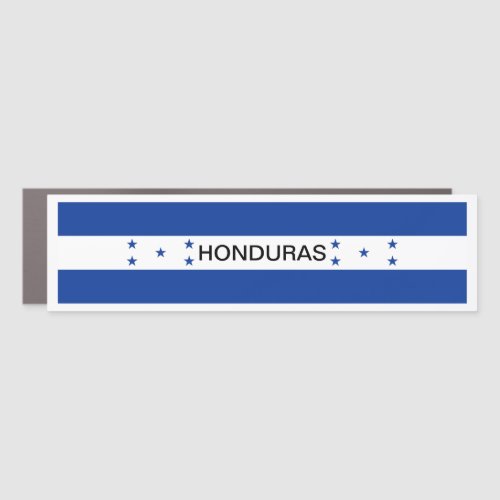 Honduras White and Blue Flag with Stars Car Magnet