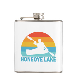 Honeoye Lake New York Kayak Flask