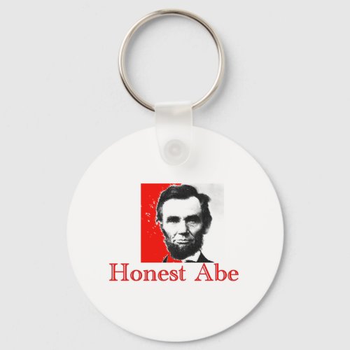 Honest Abe Abe Lincoln Art T_Shirt  Gifts Keychain