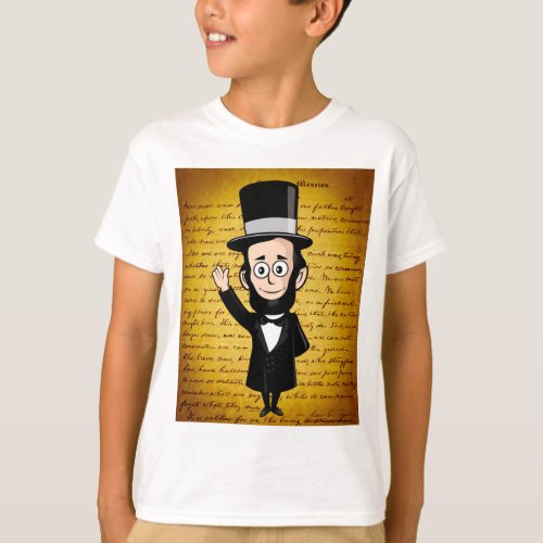 Honest Abe and His Gettysburg Address T_Shirt