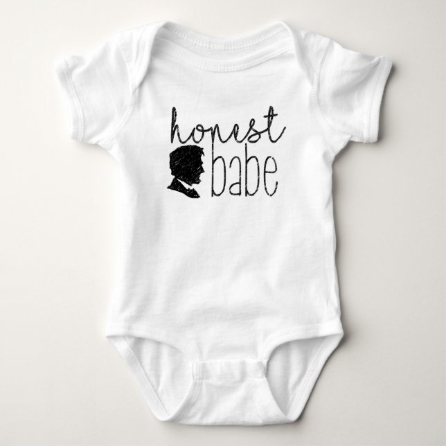 Honest Babe Abe Lincoln Bodysuit (Front)