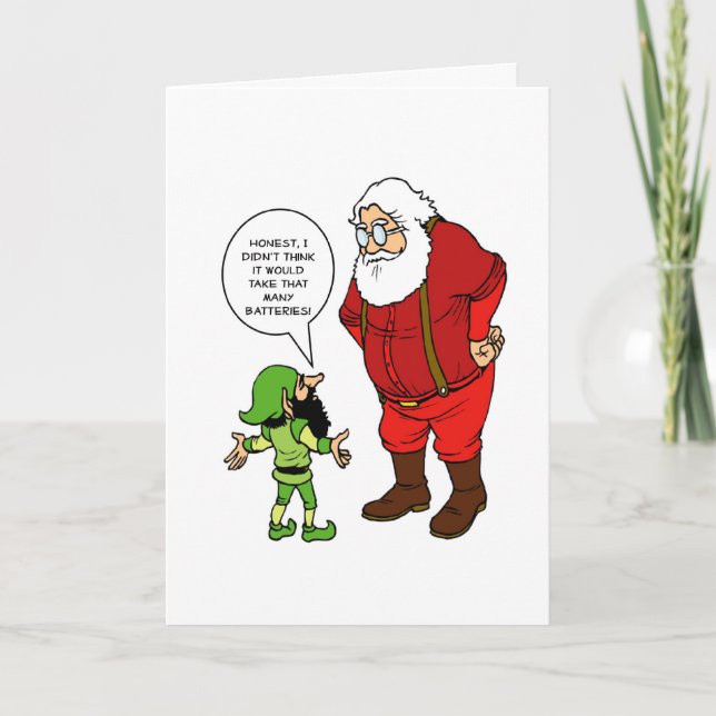 Honest Santa Holiday Card (Front)