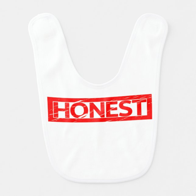 Honest Stamp Baby Bib (Front)