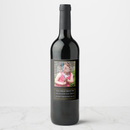 Honest teacher present enjoy this bottle wine label