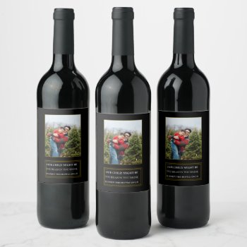 Honest Teacher Present Enjoy This Bottle Wine Label by GenerationIns at Zazzle