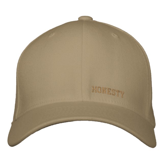 Honesty Embroidered Baseball Cap (Front)