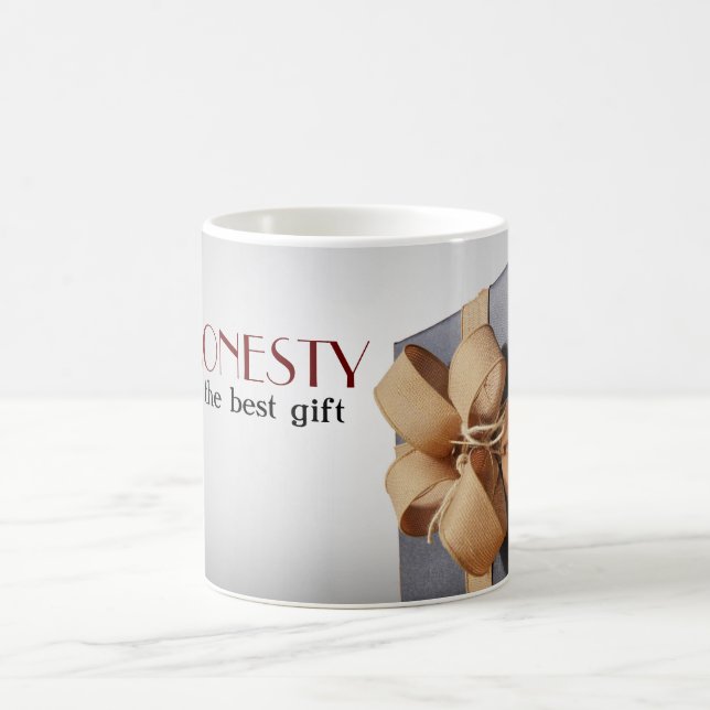Honesty is the best gift coffee mug (Center)