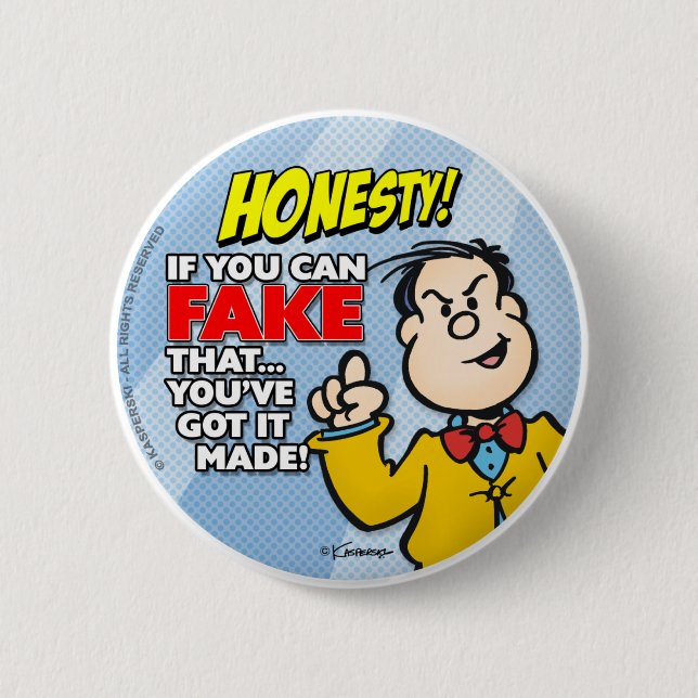 Honesty Pinback Button (Front)