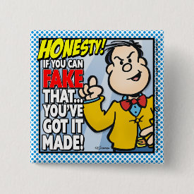 Honesty Pinback Button