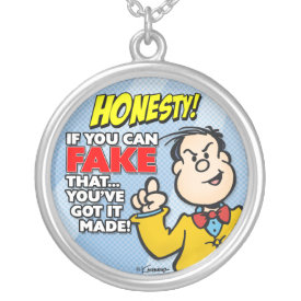 Honesty Silver Plated Necklace