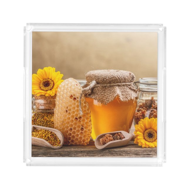 Honey Acrylic Tray (Front)
