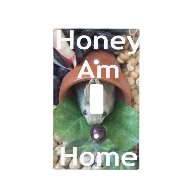 Honey am Home Light Switch Cover (Front)