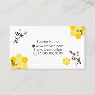 Honey and bees are the beekeeper's calling card