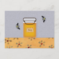 Honey and Bees Recipe Card