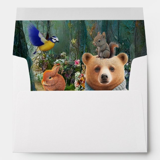 Honey and Boo's Forest Envelope (Back (Bottom))