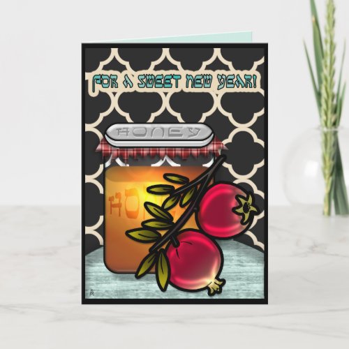 Honey and Pomegranates Holiday Card