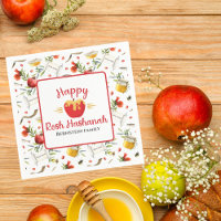 Honey Apple Jewish Happy Rosh Hashanah
