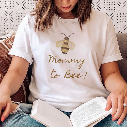 Honey Baby Shower Mommy To Bee  T_Shirt