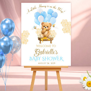 Honey Baby Shower Sign - Teddy bear baby shower