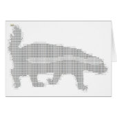 honey badger ascii (Front Horizontal)