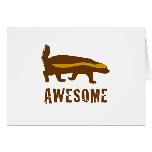 Honey Badger Awesome Cards (Front Horizontal)