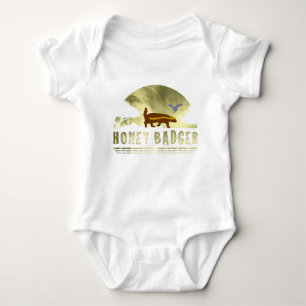 honey badger baby bodysuit