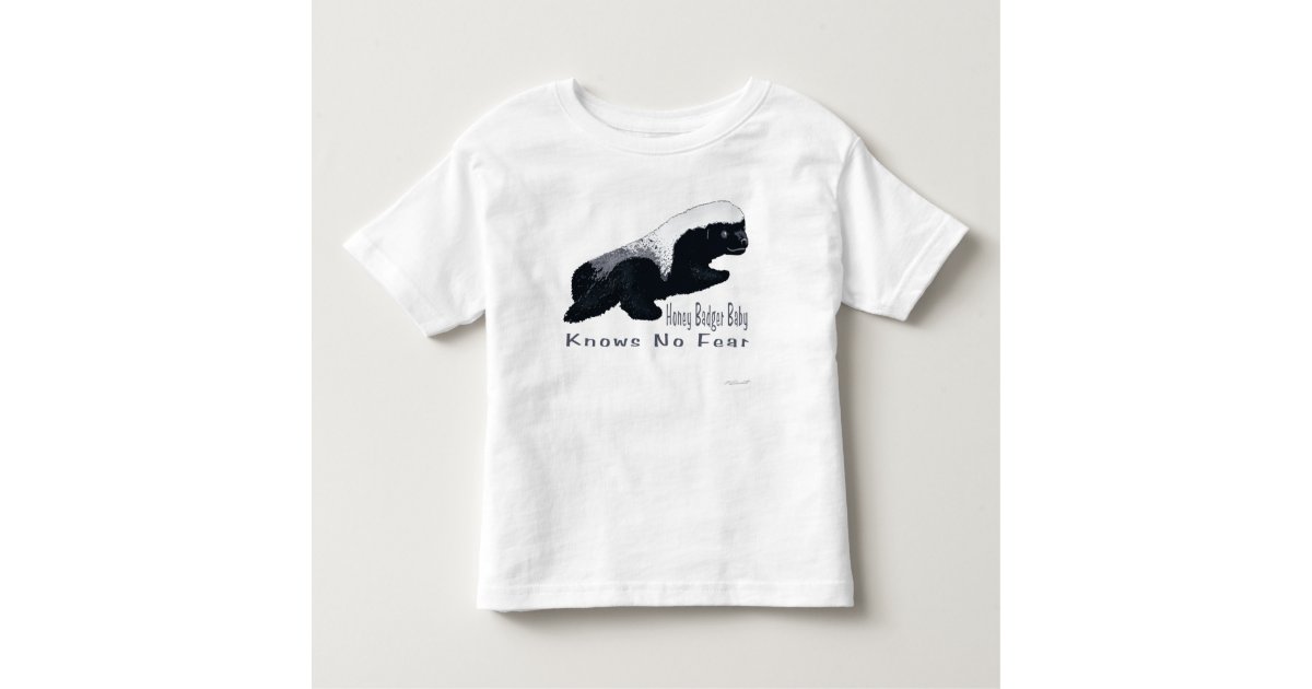 Honey Badger Kid's Tee-grey 3T