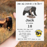 Honey Badger Badass Animal 18th Birthday Party Boy<br><div class="desc">Honey badgers know how to party hard. They have a fearless, badass attitude that will liven up any party especially a teenage boys 18th birthday or a badass feminist who doesn’t like being called honey. This fun party invitation is easy to personalize to create a unique party invitation suitable for...</div>