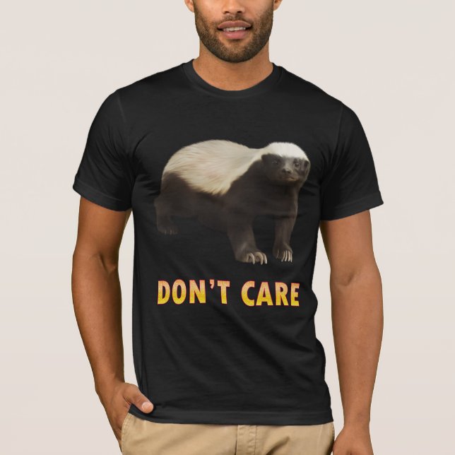 Honey Badger Bella Canvas T-Shirt (Front)