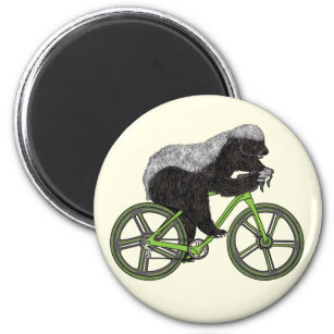 Honey Badger bicycle cycling  Magnet