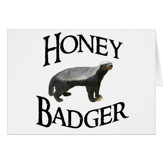 Honey Badger Cards (Front Horizontal)