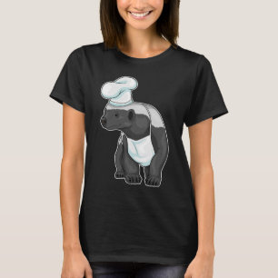 Honey badger Chef Chef hat T-Shirt