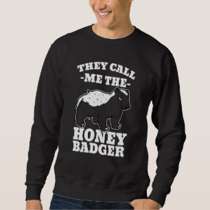 Honey Badger Claws Weasel Wolverines Carnivora Id Sweatshirt