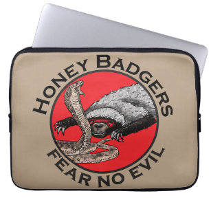 Honey Badger cobra Funny Laptop Sleeve