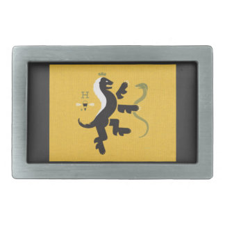 Honey Badger Crest Rectangular Belt Buckle