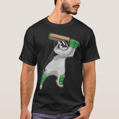 Honey badger Cricket Cricket bat T_Shirt