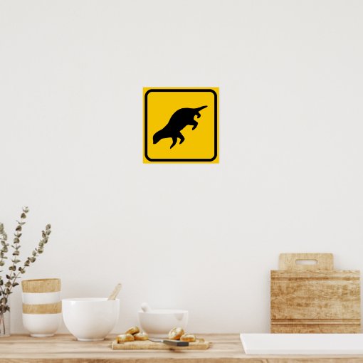 Honey Badger Crossing Sign | Zazzle